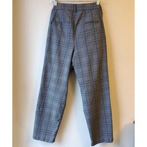 Lane Bryant Plaid Trousers Size 18 Gray Office Academia Casual Classic
